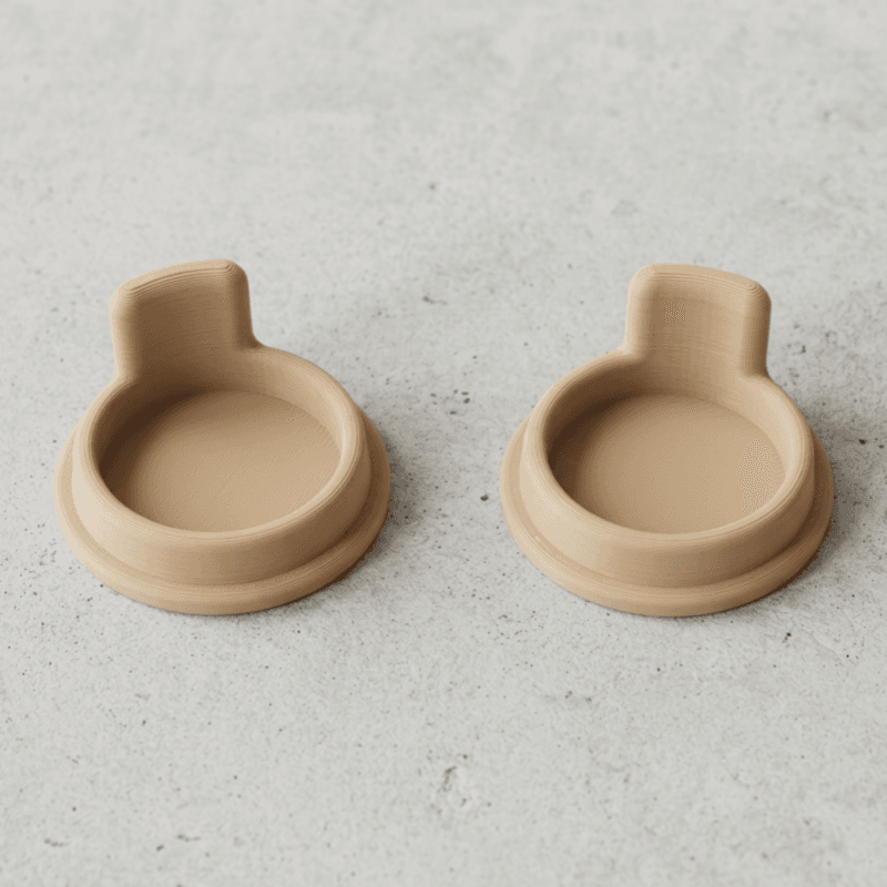 Mangeoire beige 3D pour fourmis
