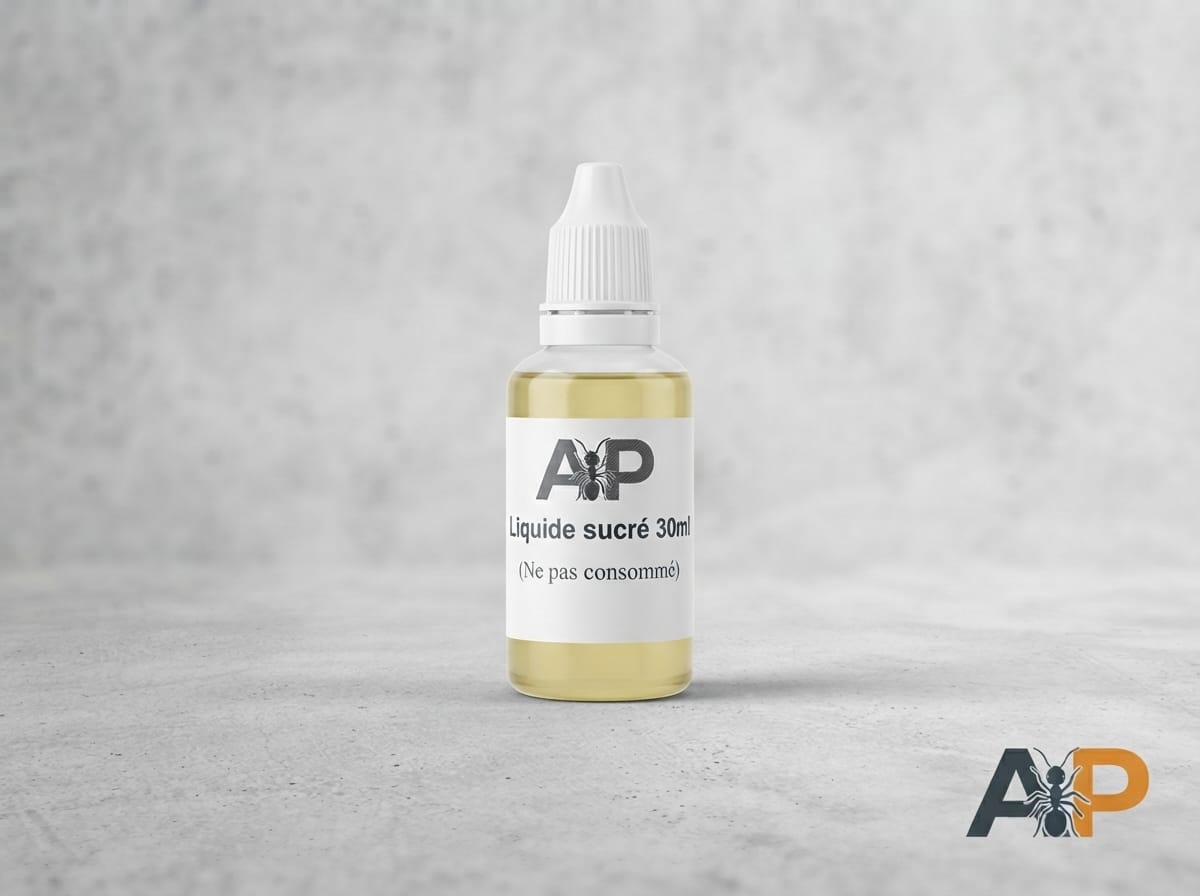 Flacon de liquide sucré 30 ml pour l'alimentation des fourmis