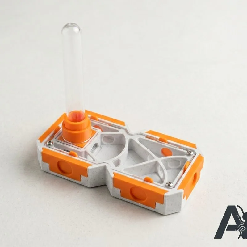 Nid modulaire 2x1 avec oasis orange en kit d'assemblage