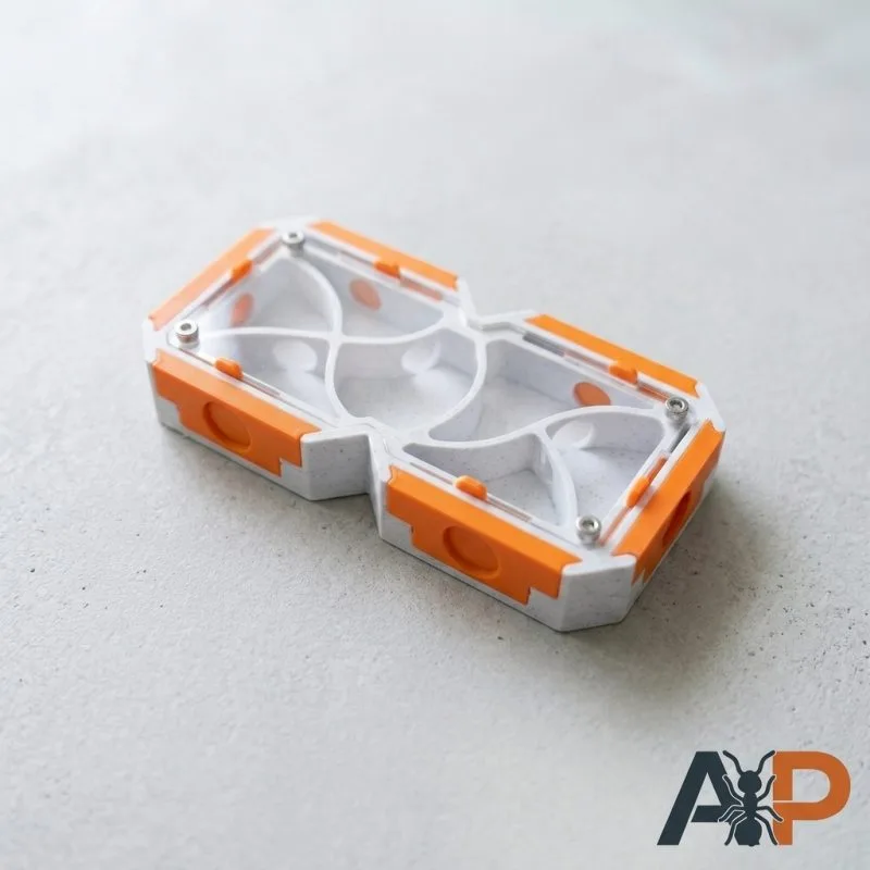 Nid modulaire 2x1 orange assemblé Ant Passion