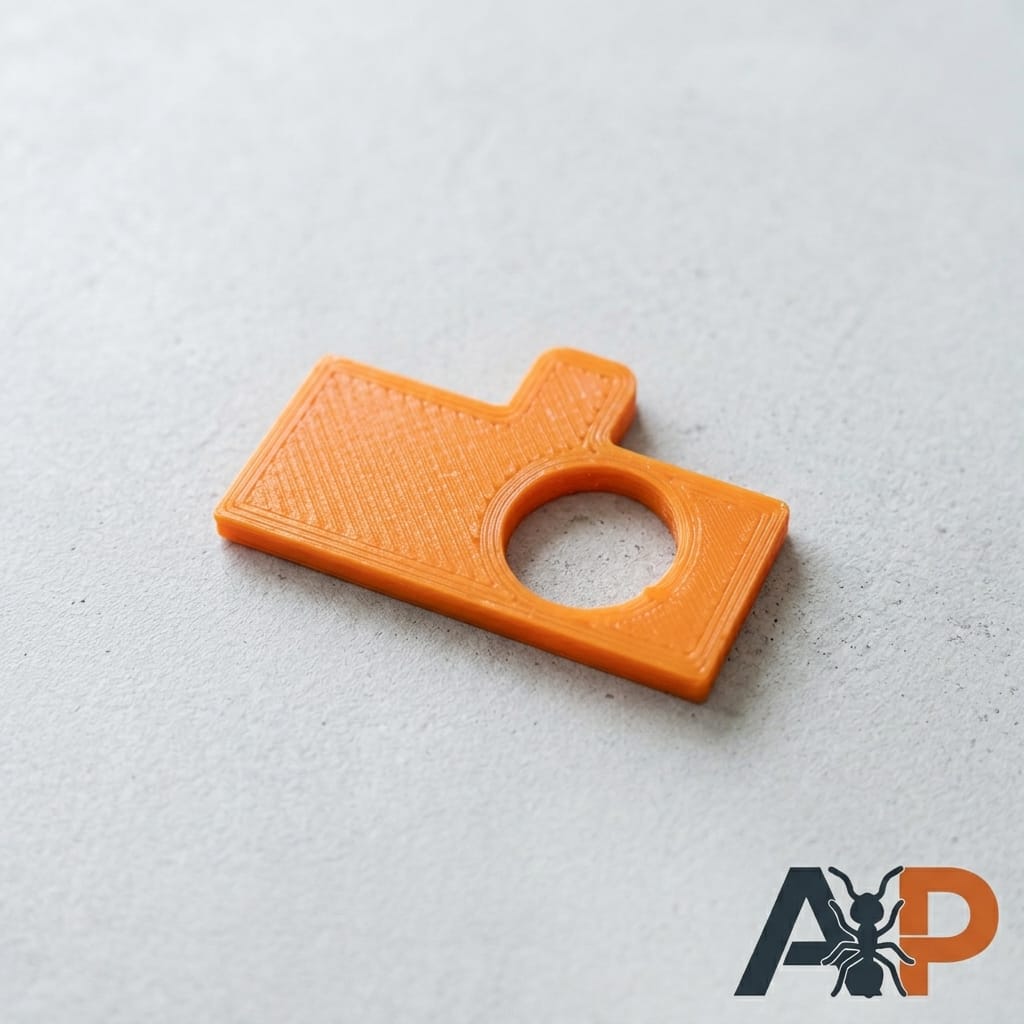 Porte coulissante 3D orange Ant Passion pour nid de fourmis