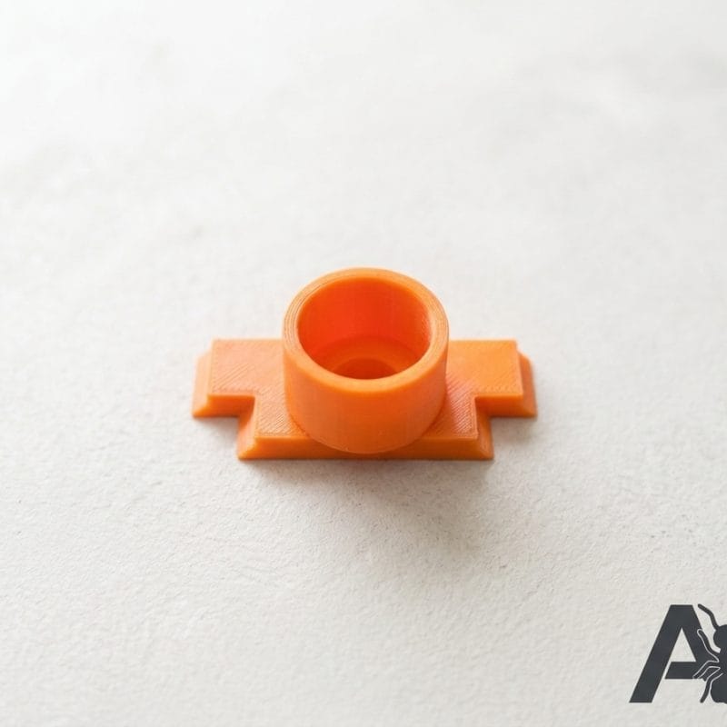 Porte ronde 16 mm orange pour modules de fourmis