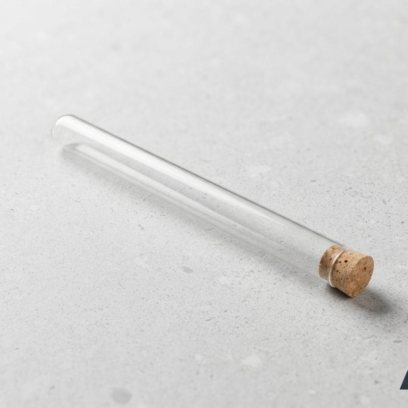 Tube à essai en plastique transparent de 15 cm pour élevage de fourmis